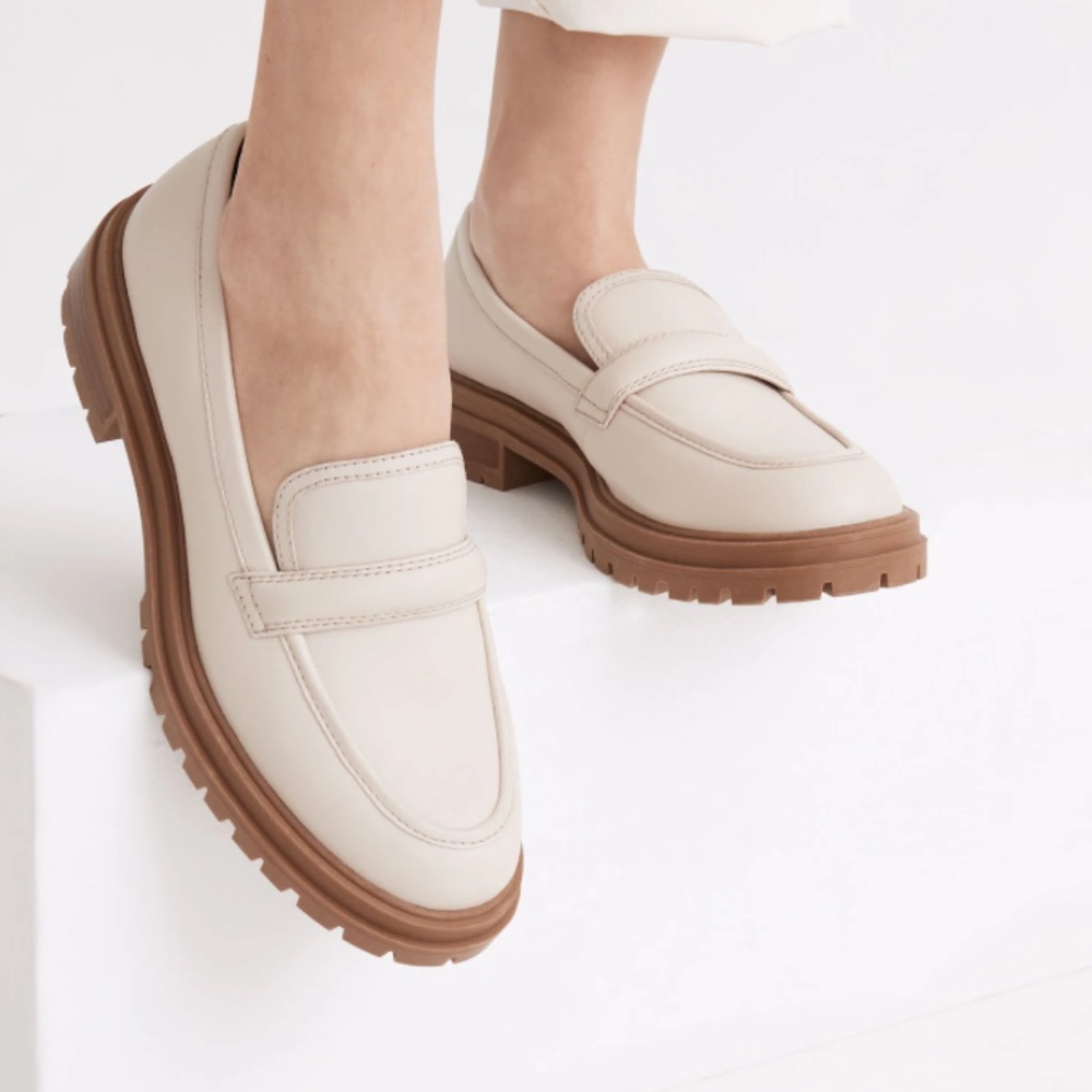 Madewell Bradley Lugsole Leather Loafer Size 5.5